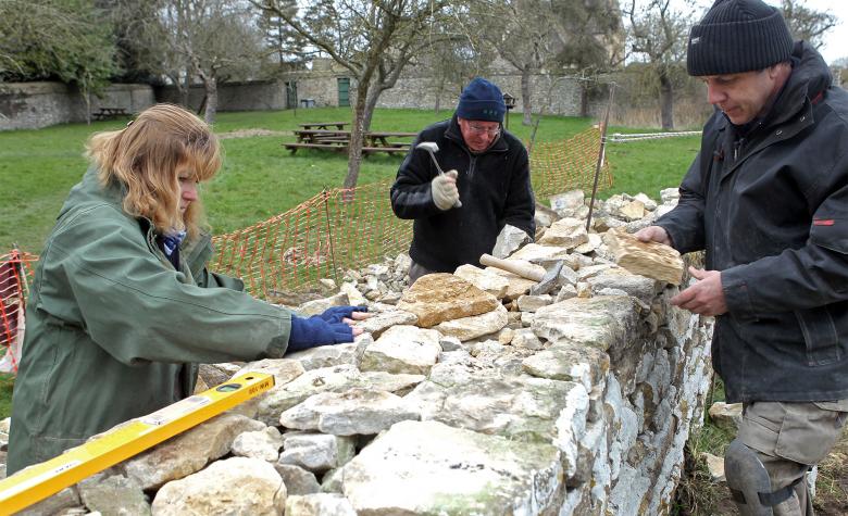 Dry stone walling group
